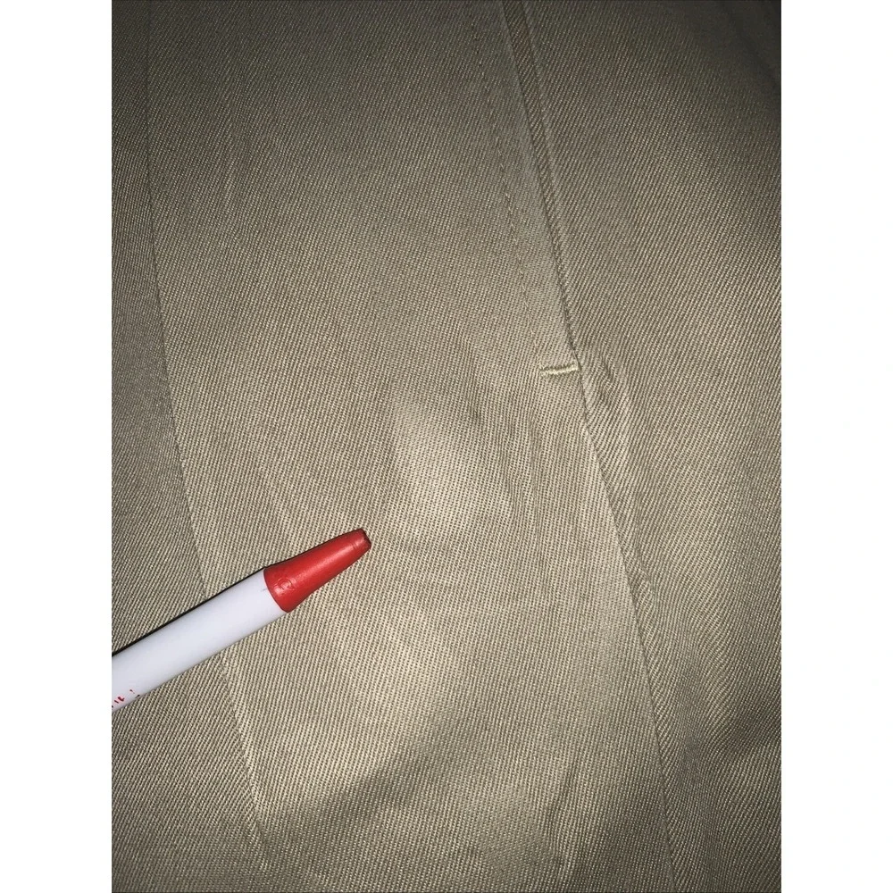 VINTAGE Polo Ralph Lauren Pants Mens 33x30 Double Pleated Chino Beige Preppy